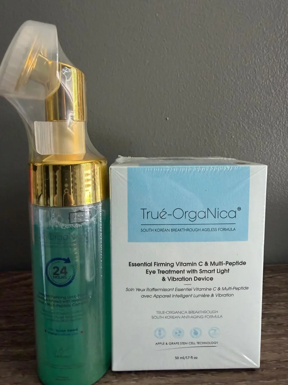 Lava Foam + Vitamin C Peptide Eye Treatment Set